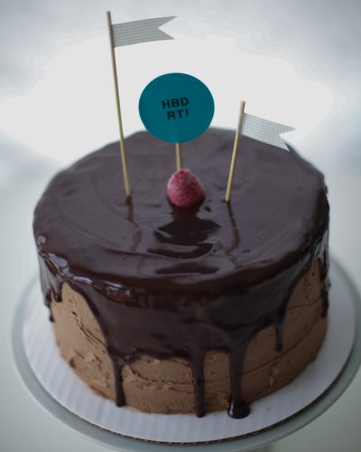 chocolate ganache nutella birthday cake
