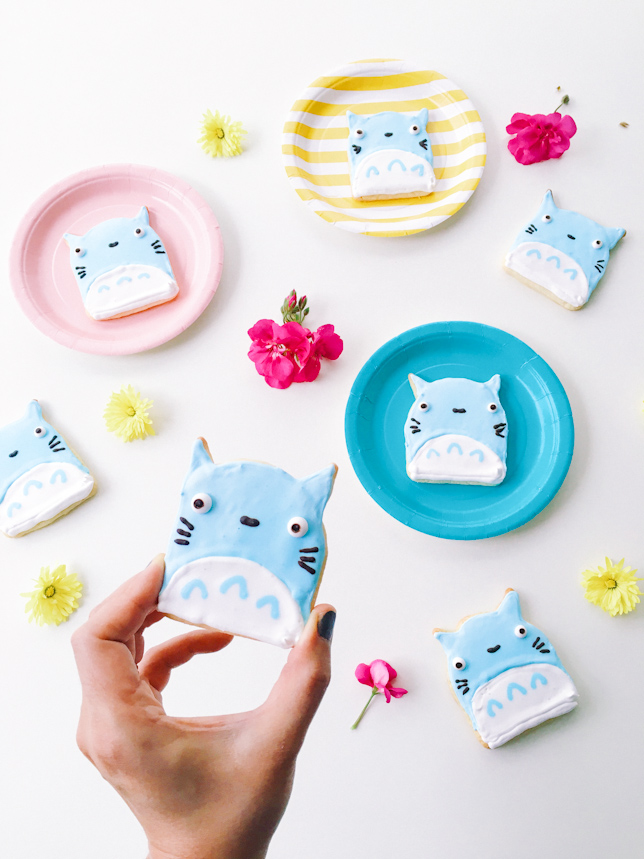 kawaii Totoro cookies - Coco Cake Land