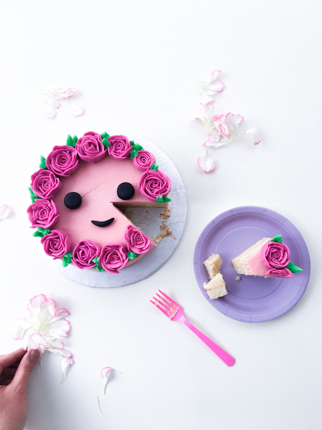 rose cake - cococakeland