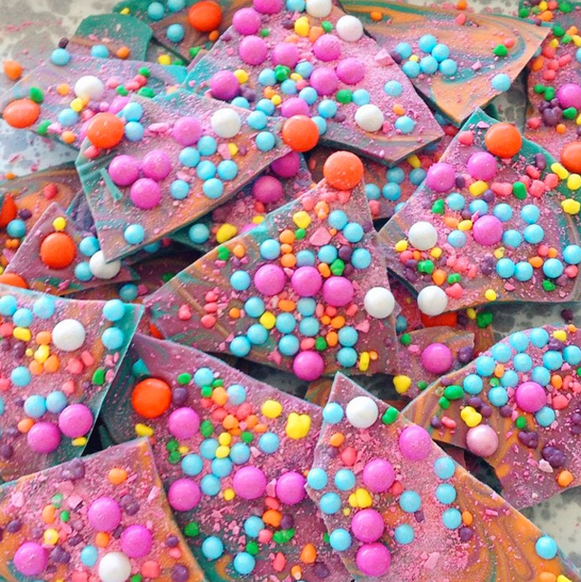 shards of rainbow candy