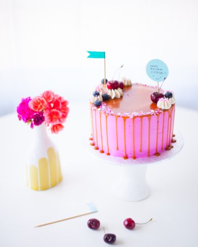 summer party cake - coco cake land