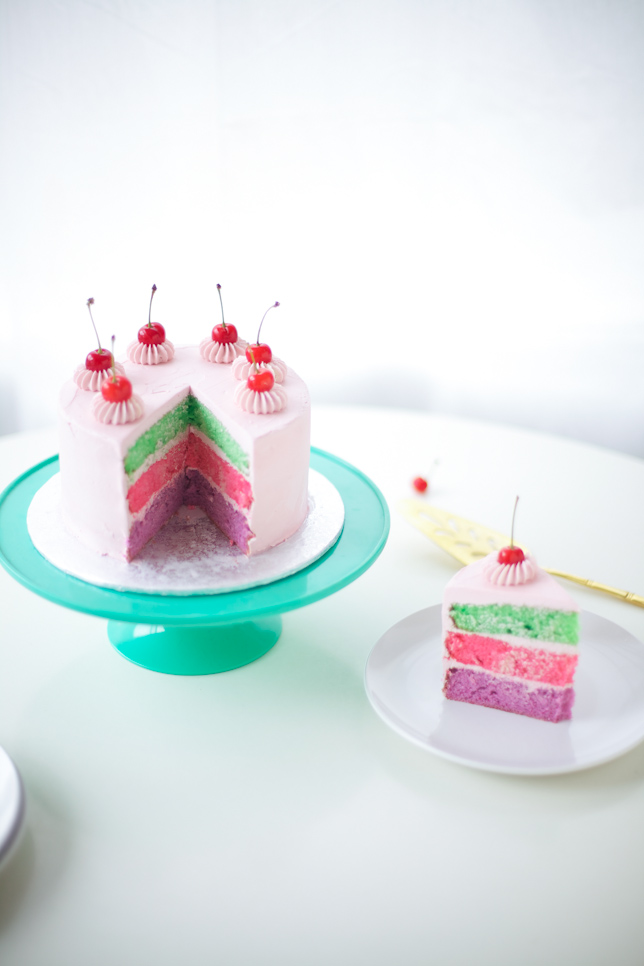 pink cherry cake cuteness - coco cake land