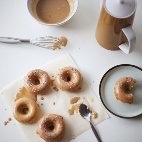 Coffee Icing Glazed Vanilla Nutmeg Donuts Recipe Coco Cake Land