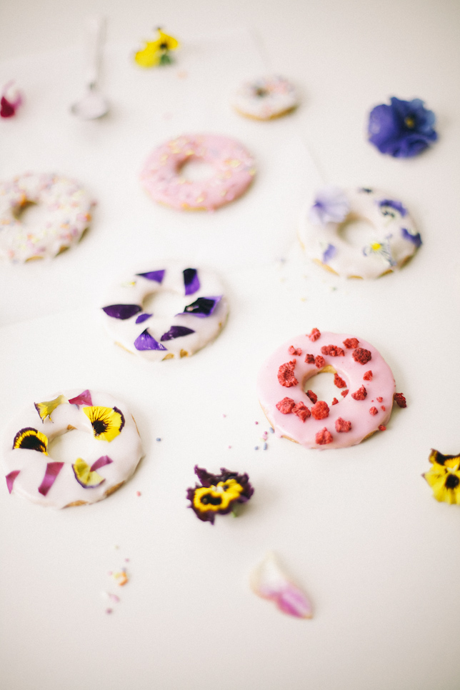 edible flowers donut sugar cookies recipe
