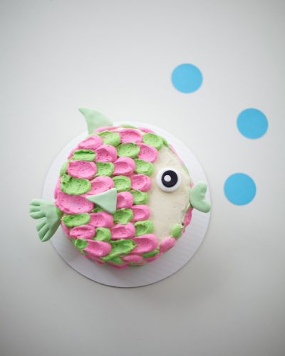 fish birthday cake tutorial - coco cake land