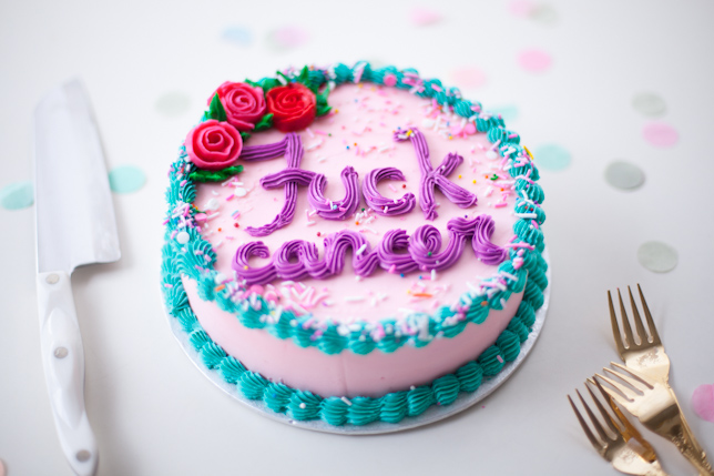 breast cancer awareness cake - coco cake land
