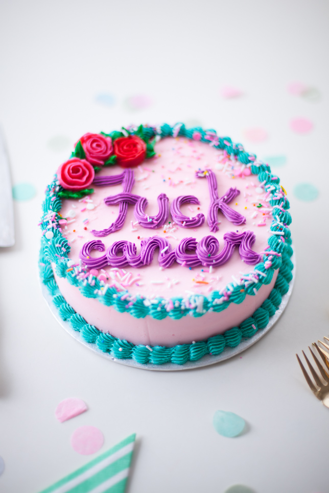 breast cancer awareness cake - coco cake land