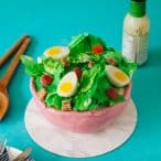 salad cake tutorial
