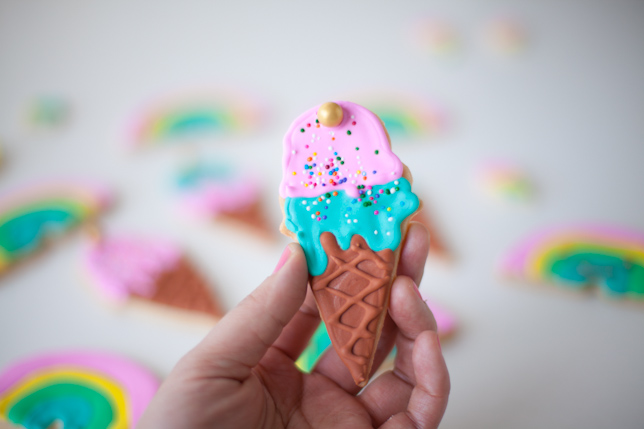 Sugarfina pearl ice cream cone cookie - Coco Cake Land