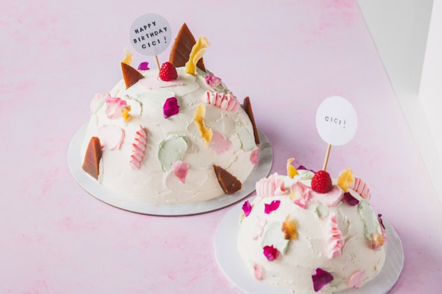 first birthday cake maximalist dome duo