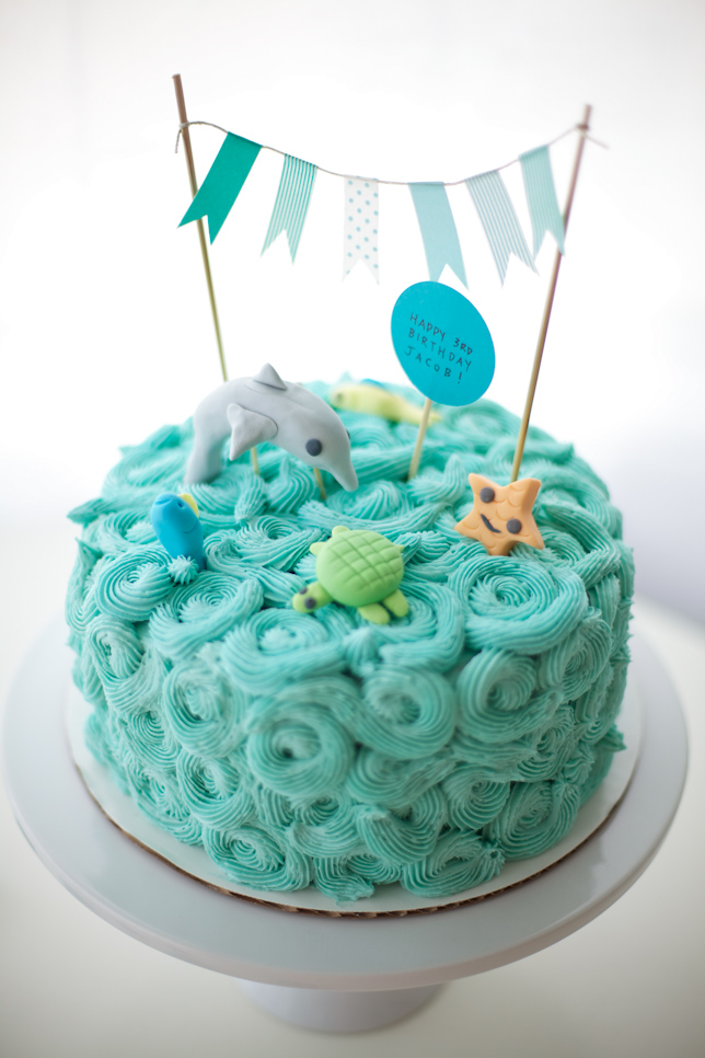 ocean themed cake - coco cake land