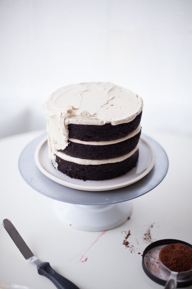 dark chocolate peanut butter jam cake recipe