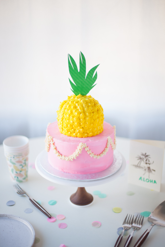 pineapple wedding cake - coco cake land