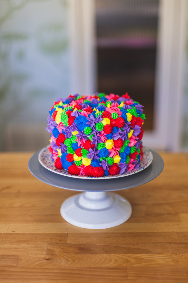 rainbow cake tutorial