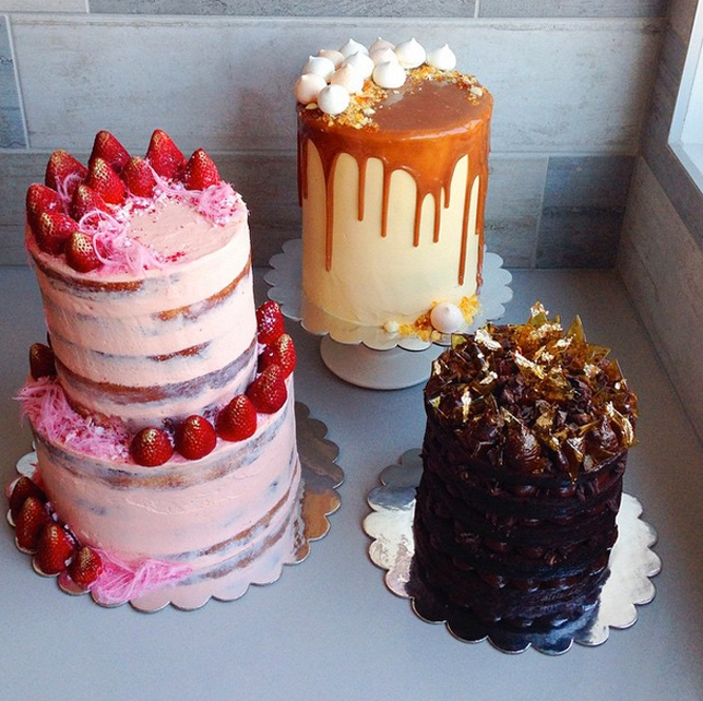 three beautiful cakes